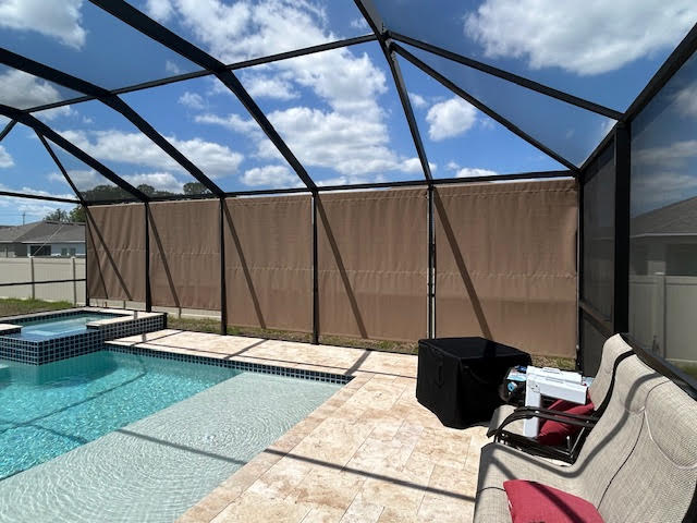 Sunbrella Marine Canvas roller shade