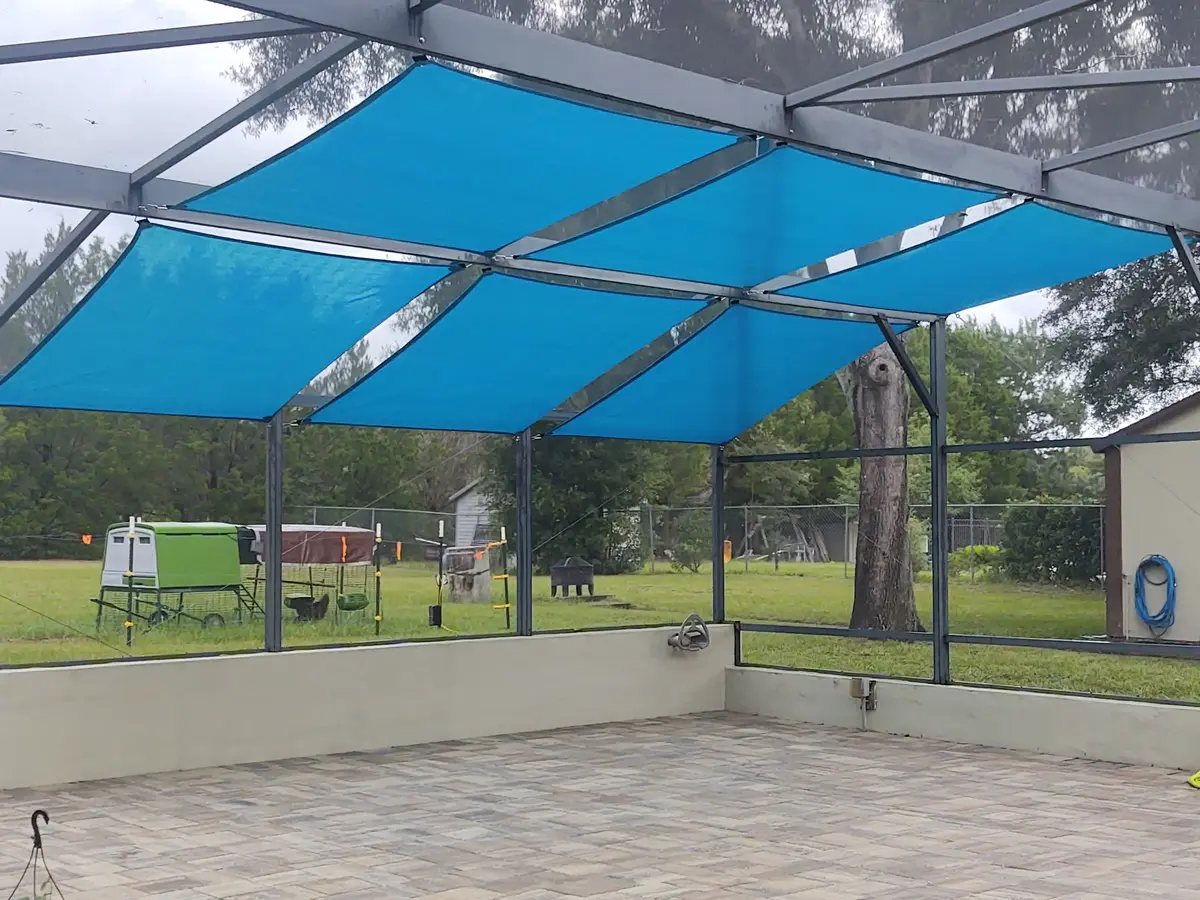 Shade sail installation preview